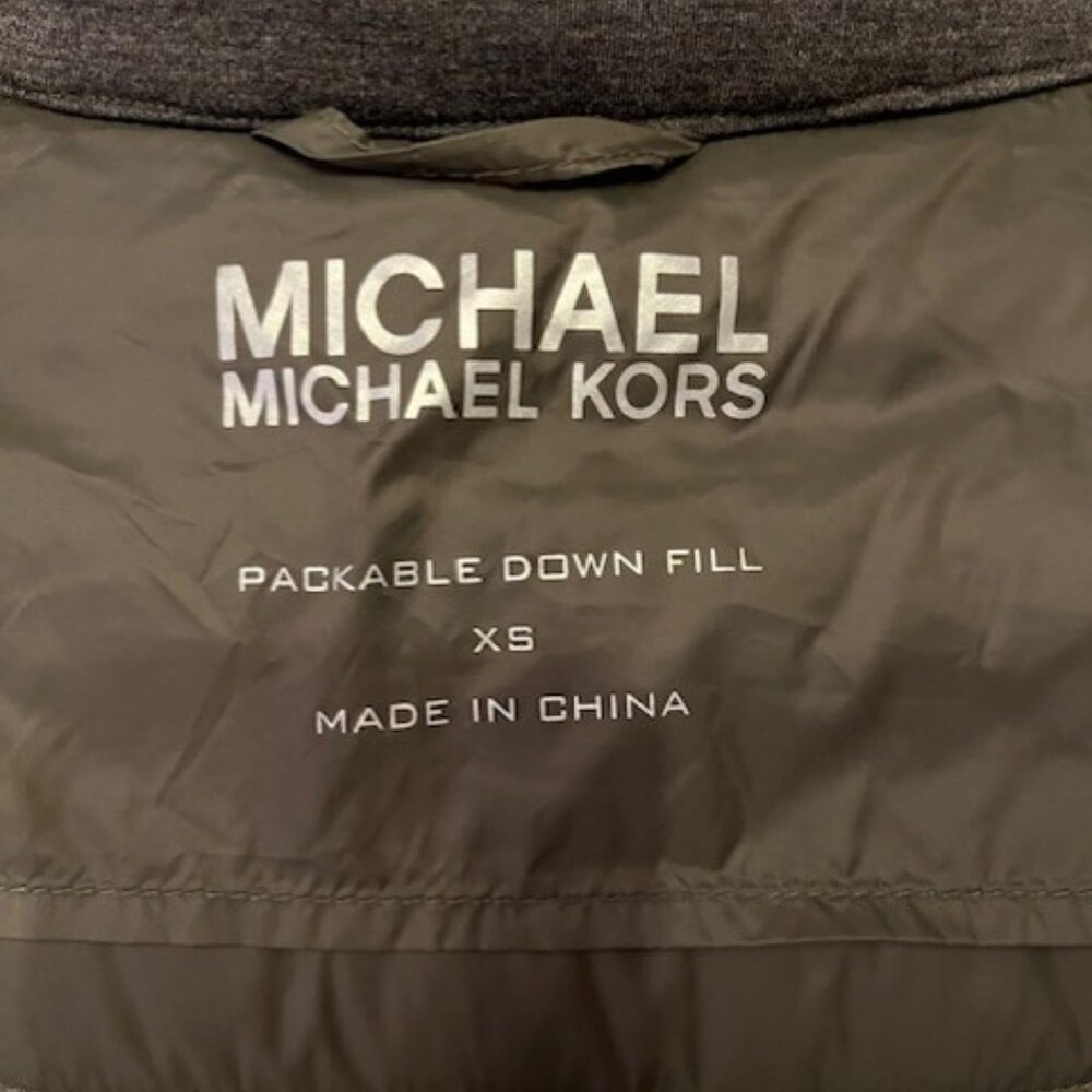 Michael Kors Knee Length Light Weight Puffer Coat - Picture 7 of 9